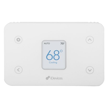 BRYANT Wi-Fi Enabled Smart Thermostat, 24VAC, C-Wire Required, Wht IDEV0005AND5